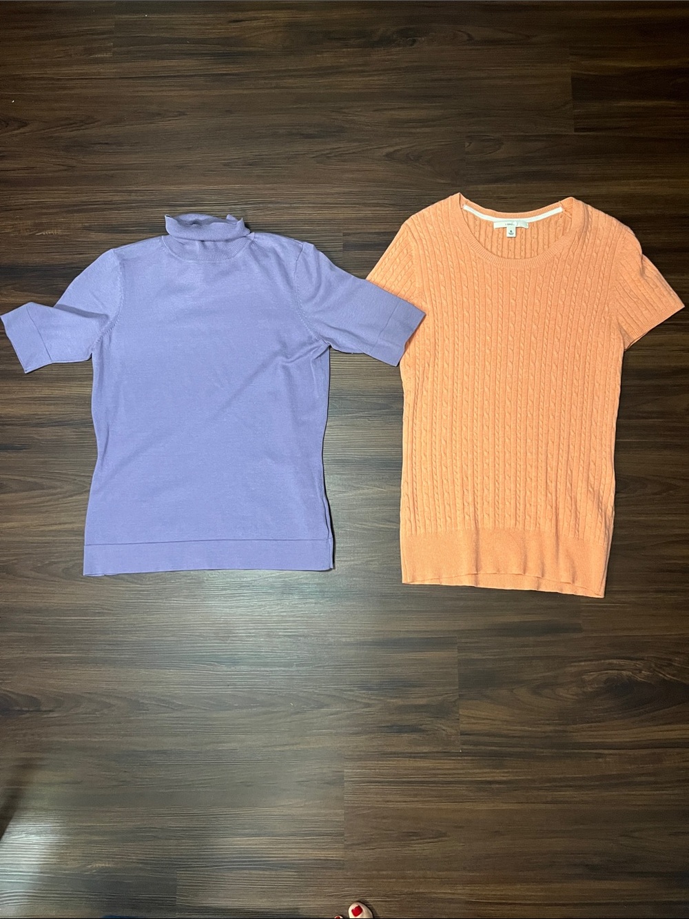 Lilac & Sherbet knit short sleeves
